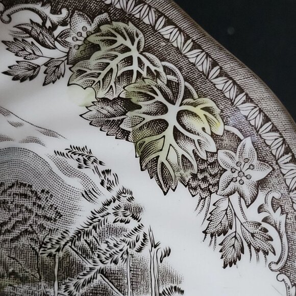 Vintage Johnson Brothers The Friendly Village Square Cereal Bowl "Sugar Maples" - Picture 3 of 6